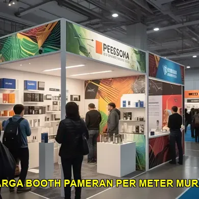 harga booth pameran per meter murah